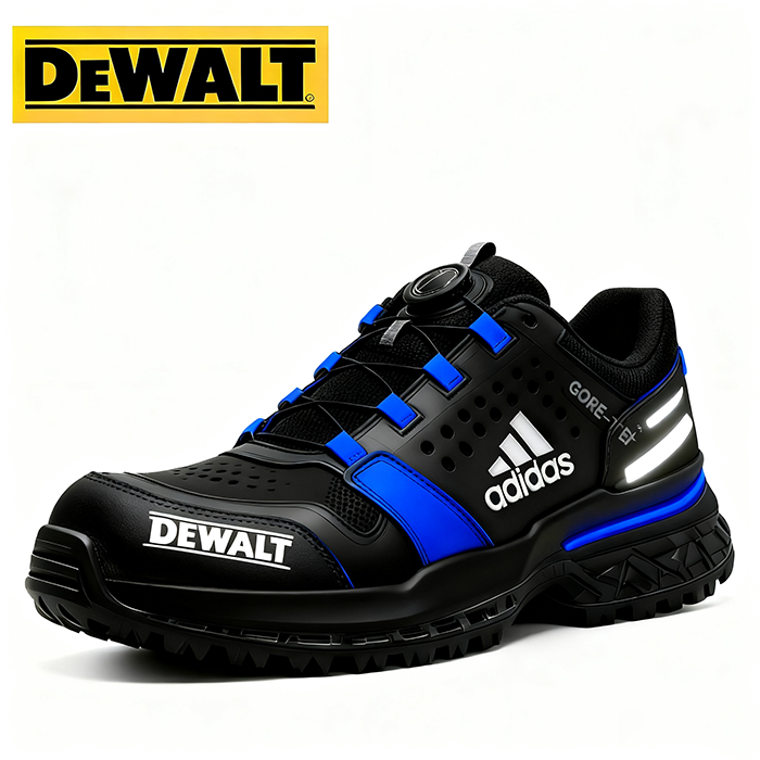 Τα αδιάβροχα παπούτσια από την Adidas® και την DEWALT είναι η ιδανική επιλογή για εργασία και υπαίθριες δραστηριότητες.
