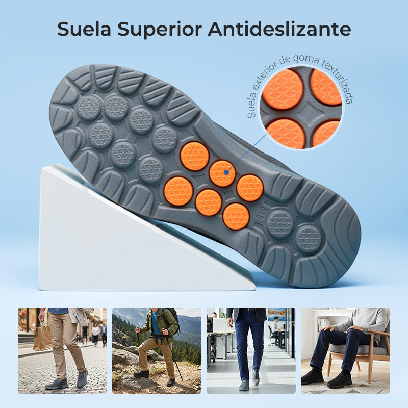 👟Ανδρικά παπούτσια Orthotic Slip-On που αναπνέουν - Memory Foam για καθημερινή άνεση 🏃‍♂️💨