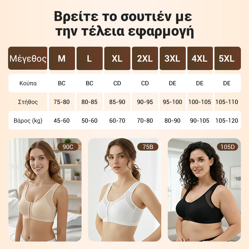 🔥 Καυτή πώληση 🔥  Αγοράστε 1 και κερδίστε 2 δωρεάν Πολυλειτουργικό σουτιέν ρυθμιζόμενης στήριξης