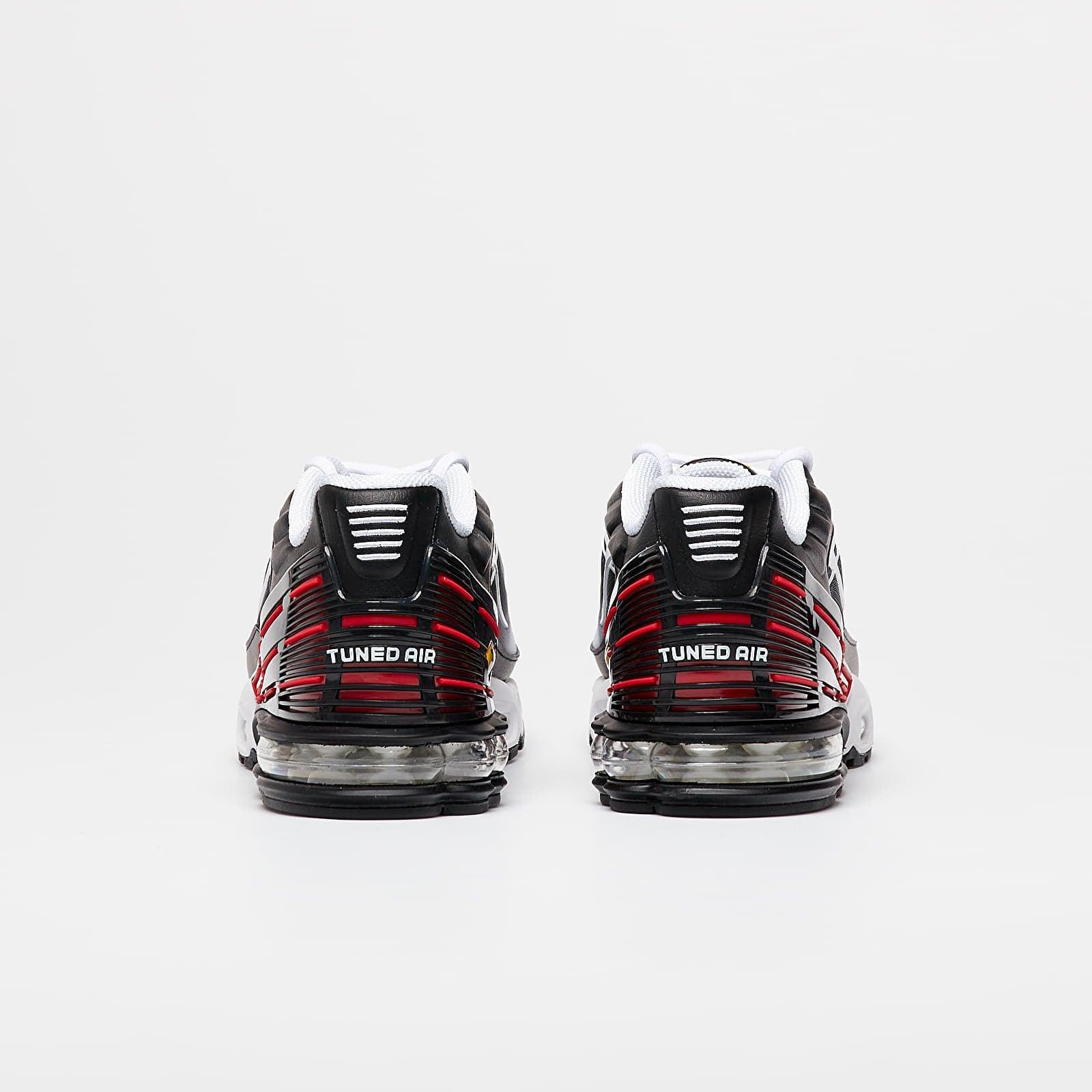 Air Max Plus III Black/University Red/White