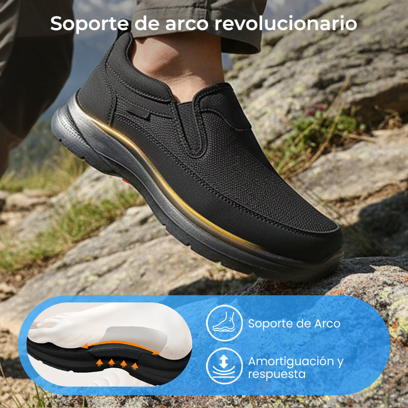 👟Ανδρικά παπούτσια Orthotic Slip-On που αναπνέουν - Memory Foam για καθημερινή άνεση 🏃‍♂️💨