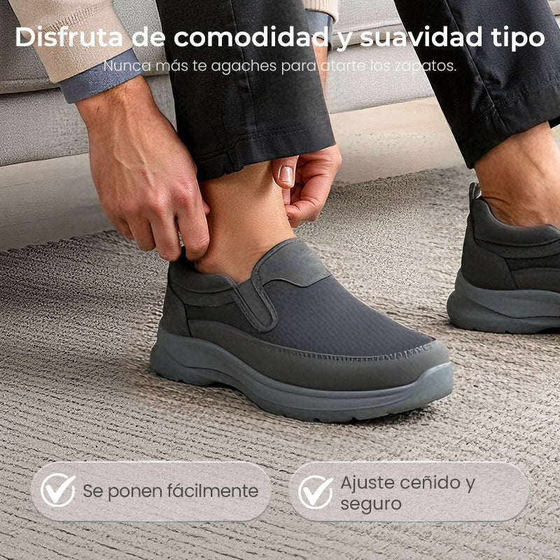 👟Ανδρικά παπούτσια Orthotic Slip-On που αναπνέουν - Memory Foam για καθημερινή άνεση 🏃‍♂️💨