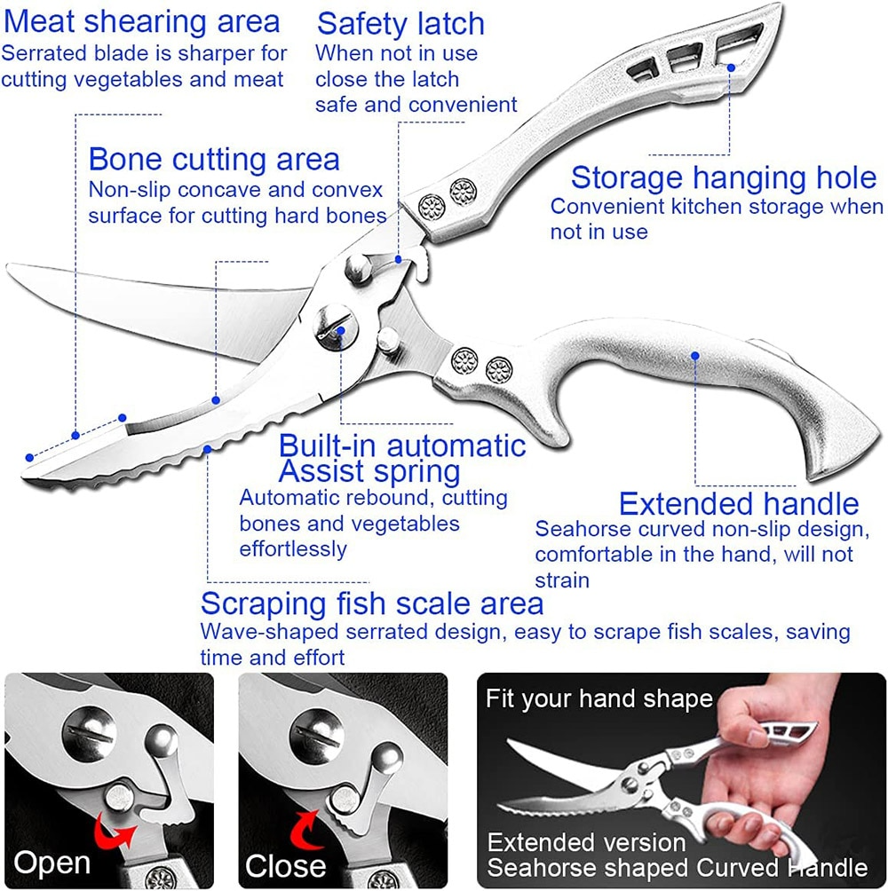 Ανθεκτικό ψαλίδι οστών από ανοξείδωτο ατσάλι