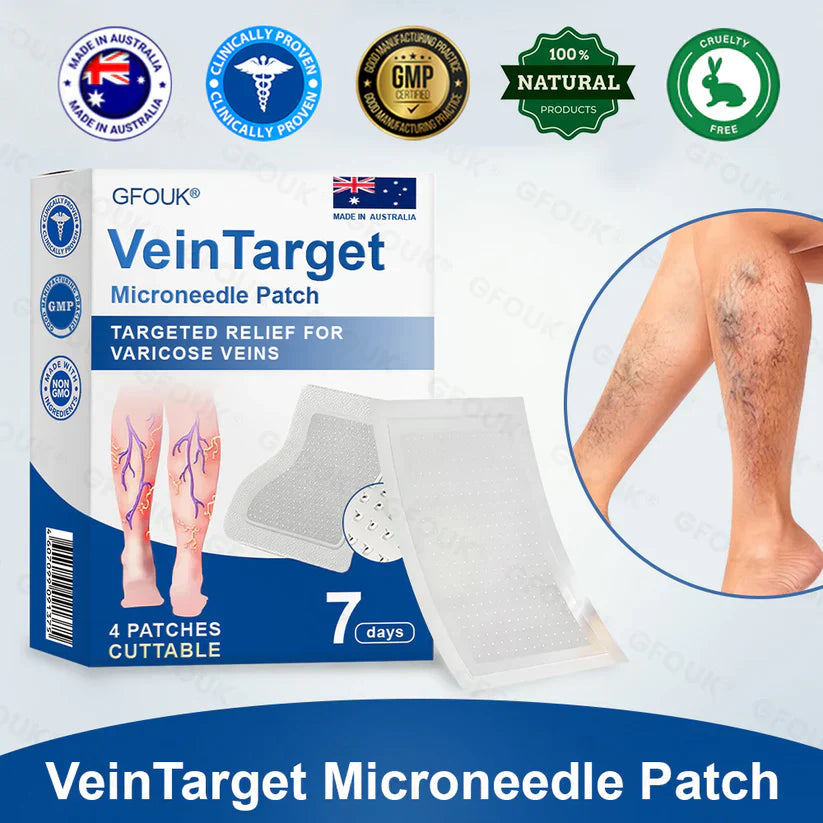 🇦🇺💧🦚Επίθεμα μικροβελόνας GFOUK® VeinTarget⚡Άμεση ανακούφιση, μακράς διαρκείας αποτελέσματα