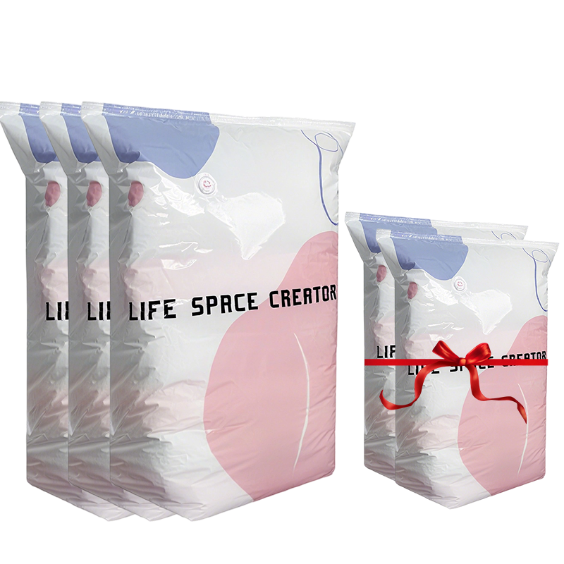 📦✨ Μεγάλες σακούλες κενού αέρος για αποθήκευση - συμπίεση χωρίς αντλία